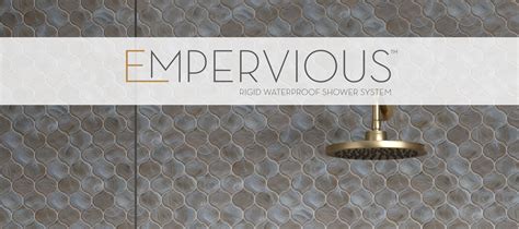 Empervious – Emser Exclusive Shower System — Emser Tile